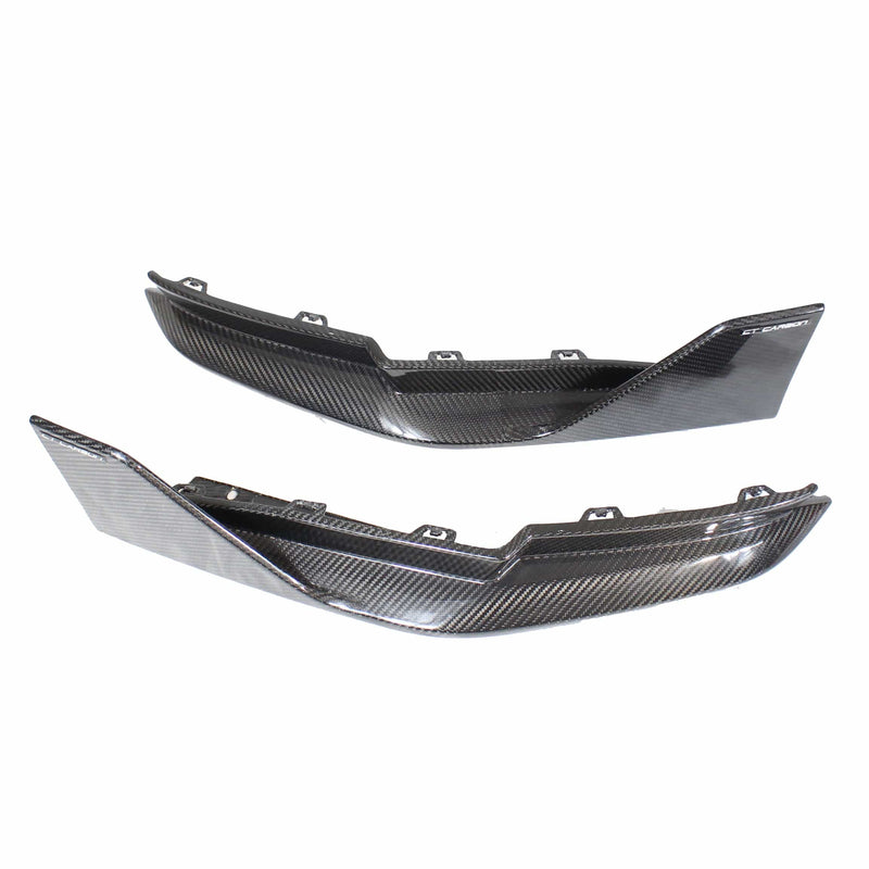 Load image into Gallery viewer, CT CARBON Diffuser BMW M4 G82/G83 CARBON FIBRE REAR BUMPER CORNERS - MP STYLE
