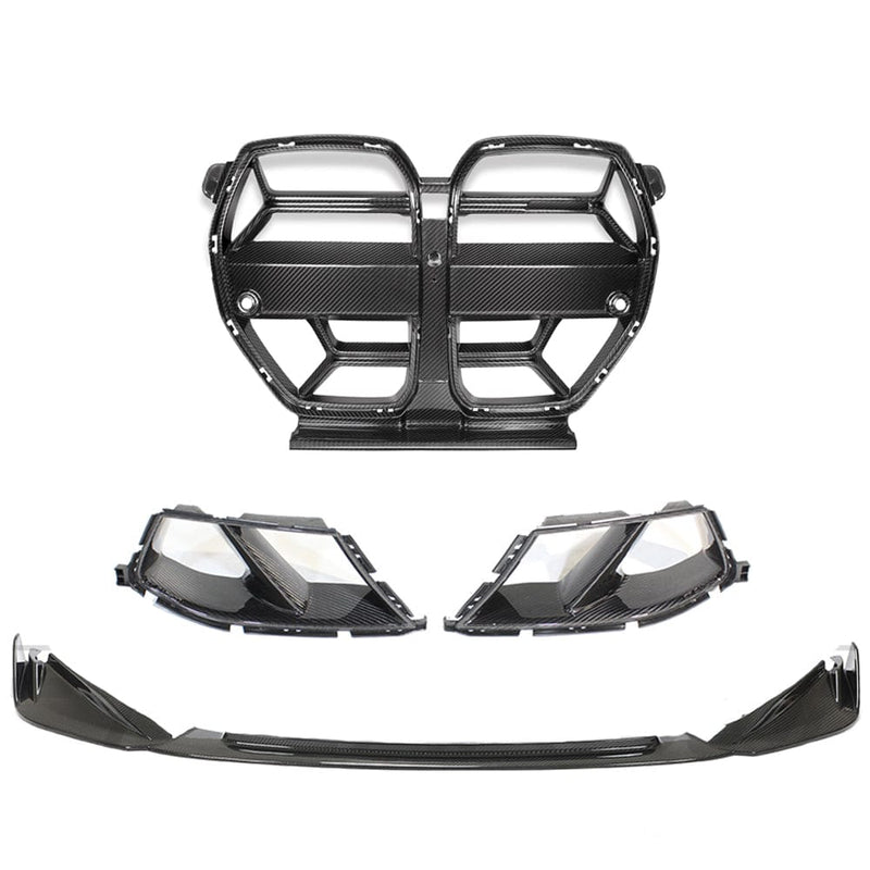 Load image into Gallery viewer, CT CARBON FRONT END PACKAGE BMW M3/M4 G80/G81/G82/G83 CARBON FIBRE FRONT END KIT - V1
