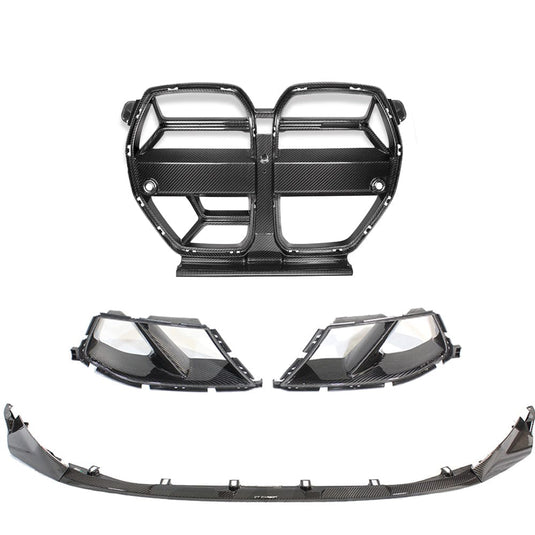 CT CARBON FRONT END PACKAGE BMW M3/M4 G80/G81/G82/G83 CARBON FIBRE FRONT END KIT - V2 ACC