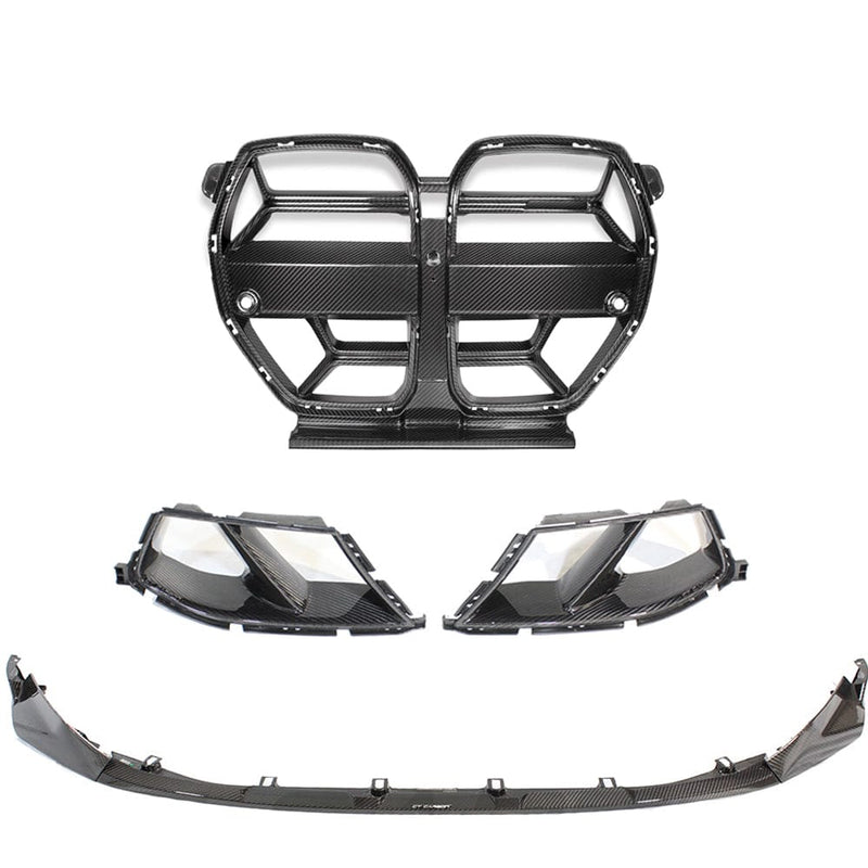 Load image into Gallery viewer, CT CARBON FRONT END PACKAGE BMW M3/M4 G80/G81/G82/G83 CARBON FIBRE FRONT END KIT - V2
