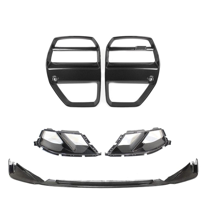 CT CARBON FRONT END PACKAGE BMW M3/M4 G80/G81/G82/G83 CARBON FIBRE FRONT END KIT - V6 WITH ACC