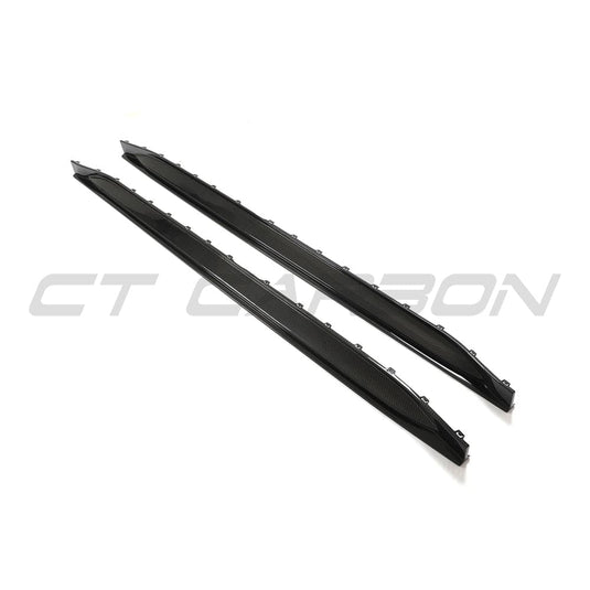 CT CARBON FULL KIT BMW M3 G80/G81 CARBON FIBRE SIDE SKIRT REPLACEMENT - CT DESIGN V2