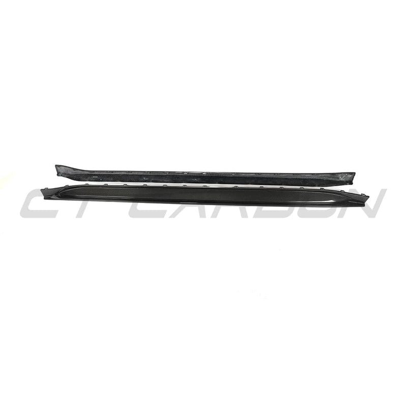 Load image into Gallery viewer, CT CARBON FULL KIT BMW M3 G80/G81 CARBON FIBRE SIDE SKIRT REPLACEMENT - CT DESIGN V2
