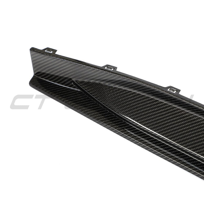 Load image into Gallery viewer, CT CARBON FULL KIT BMW M3 G80/G81 CARBON FIBRE SIDE SKIRT REPLACEMENT - CT DESIGN V2
