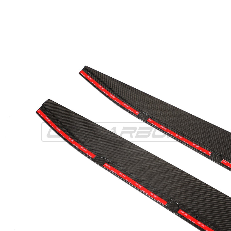 Load image into Gallery viewer, CT CARBON FULL KIT BMW M4 G82/G83 CARBON FIBRE SIDE SKIRT EXTENSIONS - CT DESIGN
