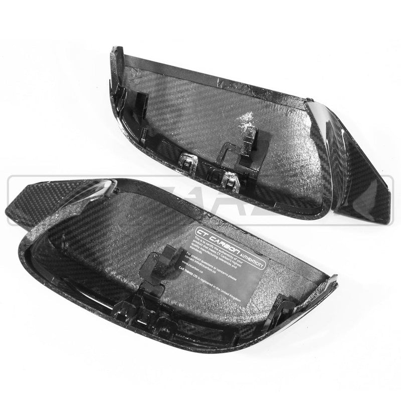 Load image into Gallery viewer, CT CARBON MIRRORS BMW M3/M4 G80/G81/G82/G83 CARBON FIBRE REPLACEMENT MIRRORS (RHD)
