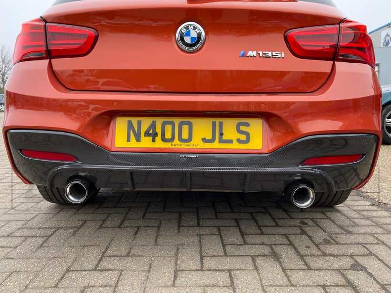 Load image into Gallery viewer, BMW F20 &amp; F21 1 SERIES CARBON FIBRE DIFFUSER - F STYLE - CT Carbon
