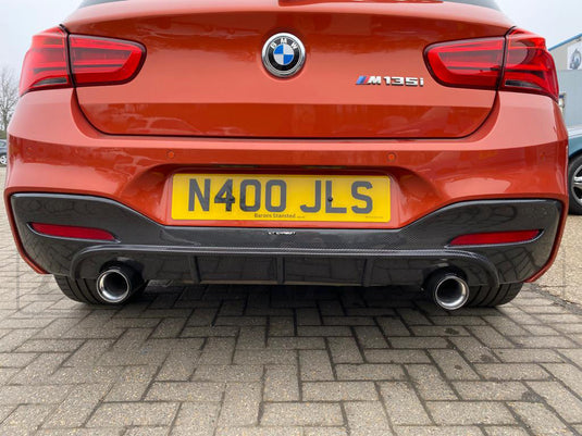 BMW F20 & F21 1 SERIES CARBON FIBRE DIFFUSER - F STYLE - CT Carbon