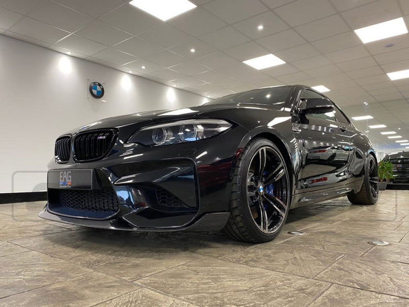 Load image into Gallery viewer, BMW M2 F87 N55(OG) CARBON FIBRE SPLITTER - M2C / CS STYLE - CT Carbon
