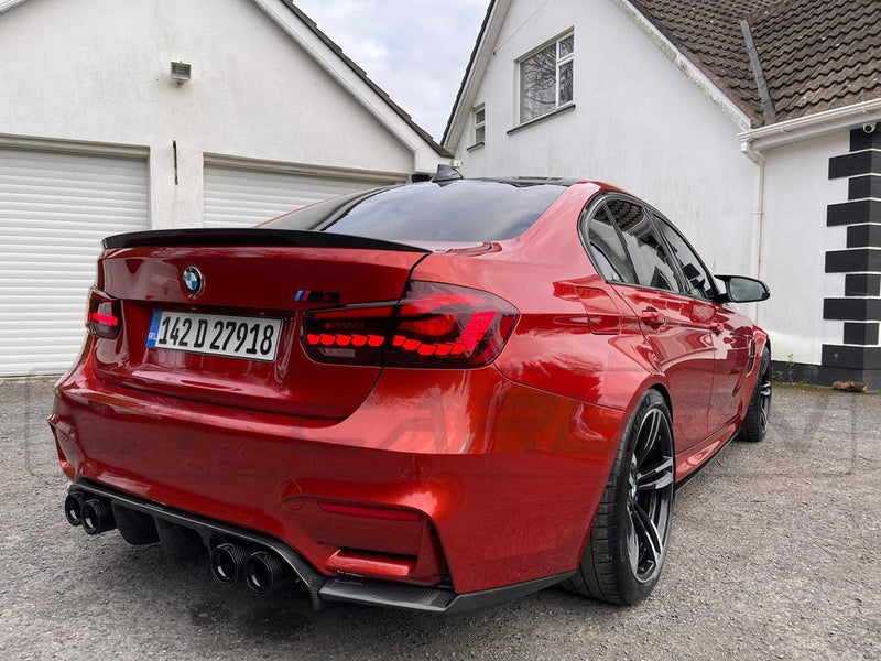 Load image into Gallery viewer, BMW M3 F80 &amp; F30 3 SERIES CARBON FIBRE SPOILER - MP STYLE - CT Carbon
