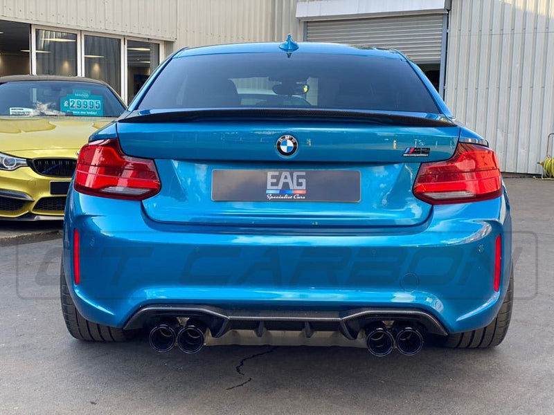 Load image into Gallery viewer, BMW M2 / M2C F87 CARBON FIBRE DIFFUSER - AK STYLE - CT Carbon
