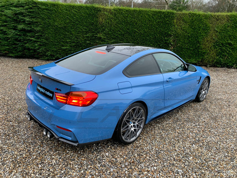 Load image into Gallery viewer, BMW M4 F82 MATTE BLACK SPOILER - V STYLE - CT Carbon
