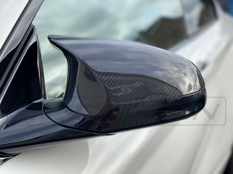 Load image into Gallery viewer, BMW F80, F82, F83, F87C M3, M4 &amp; M2C CARBON FIBRE MIRRORS (LHD ONLY) - CT Carbon
