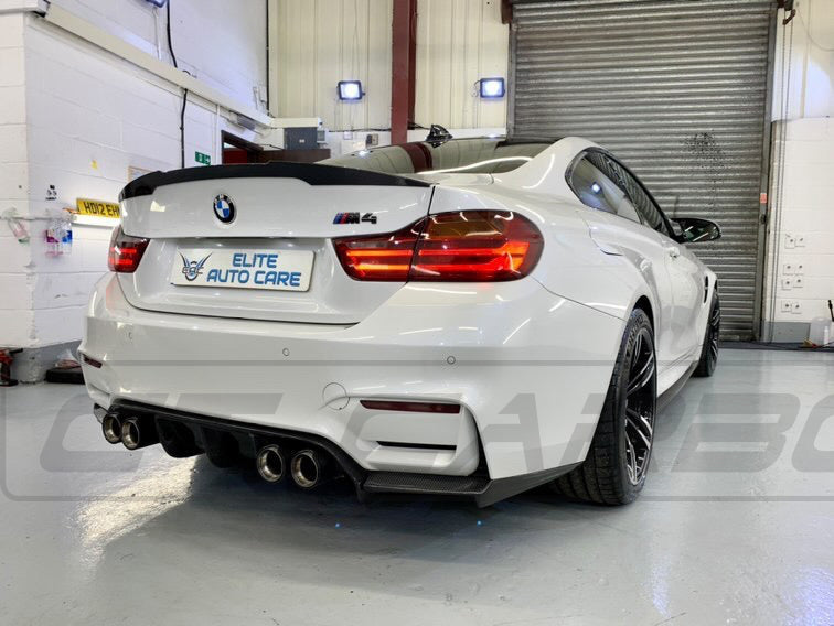 Load image into Gallery viewer, BMW M2/M3/M4/M5 F10/F80/F82/F83/F87 CARBON FIBRE EXHAUST TIPS - CHROME x4 - CT Carbon
