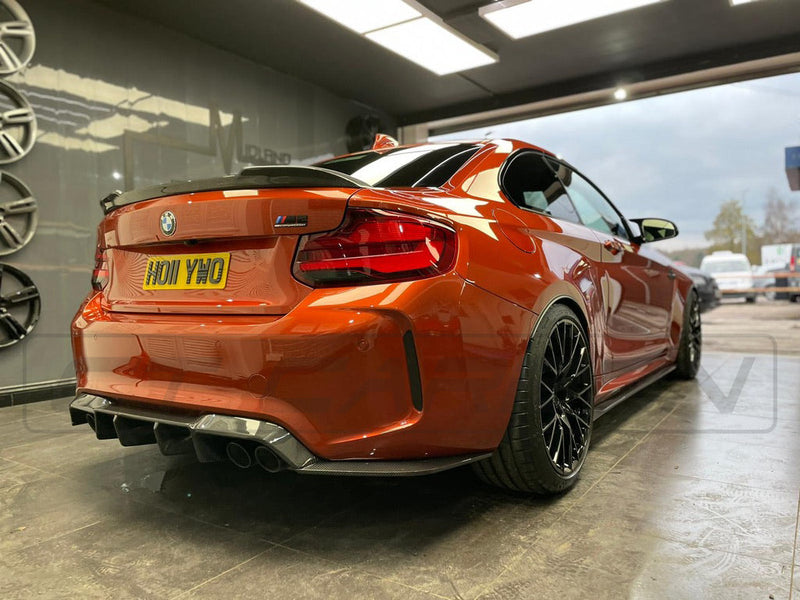 Load image into Gallery viewer, BMW M2 / M2C F87 &amp; F22 2 SERIES CARBON FIBRE SPOILER - CS STYLE - CT Carbon
