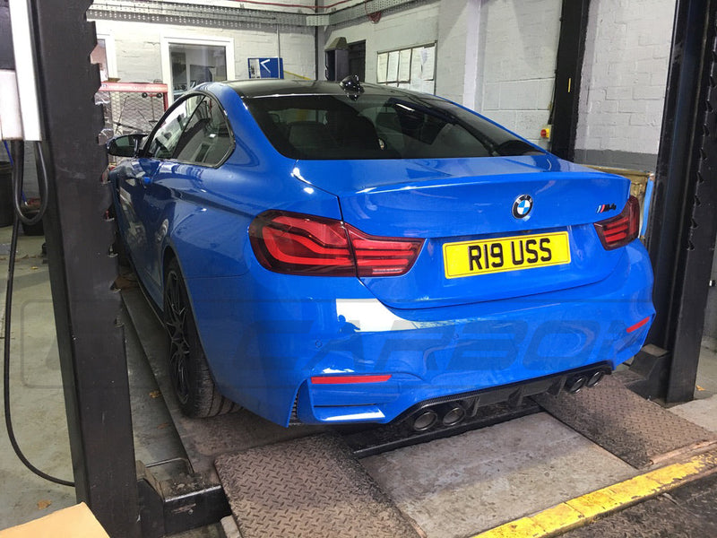 Load image into Gallery viewer, BMW M3/M4 (F80 F82 F83) CARBON FIBRE DIFFUSER - MP STYLE - CT Carbon
