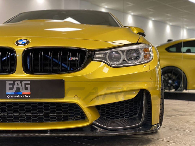 Load image into Gallery viewer, BMW M3/M4 (F80 F82 F83) CARBON FIBRE SPLITTER - 3D STYLE - CT Carbon
