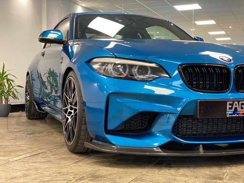 Load image into Gallery viewer, BMW M2 F87 N55(OG) CARBON FIBRE SPLITTER - 3D STYLE - CT Carbon
