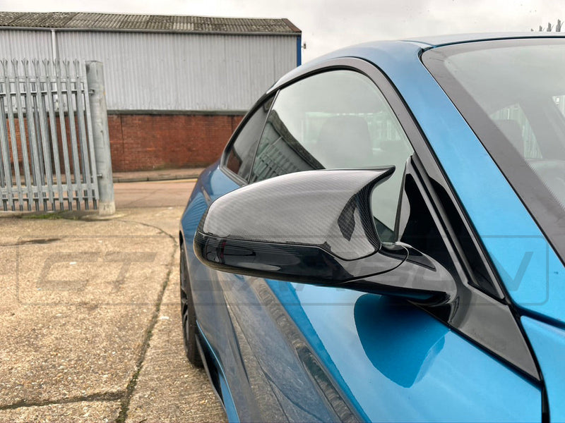 Load image into Gallery viewer, BMW F80, F82, F83, F87C M3, M4 &amp; M2C CARBON FIBRE MIRRORS (LHD ONLY) - CT Carbon
