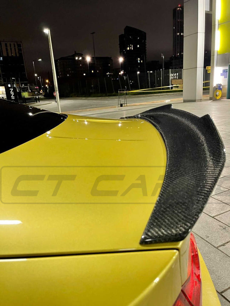 Load image into Gallery viewer, BMW M4 F82 CARBON FIBRE SPOILER - DUCKTAIL PS STYLE - CT Carbon
