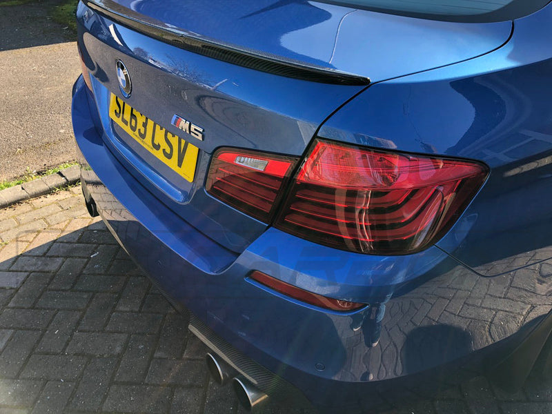 Load image into Gallery viewer, BMW F10 M5/5 SERIES CARBON FIBRE SPOILER - ARK STYLE
