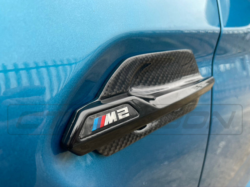 Load image into Gallery viewer, BMW M2 / M2C F87 CARBON FIBRE SIDE VENTS - CT Carbon
