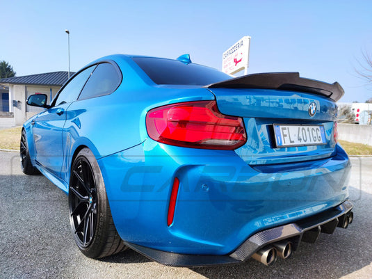 BMW M2 / M2C F87 & F22 2 SERIES CARBON FIBRE SPOILER - DUCKTAIL PS STYLE - CT Carbon