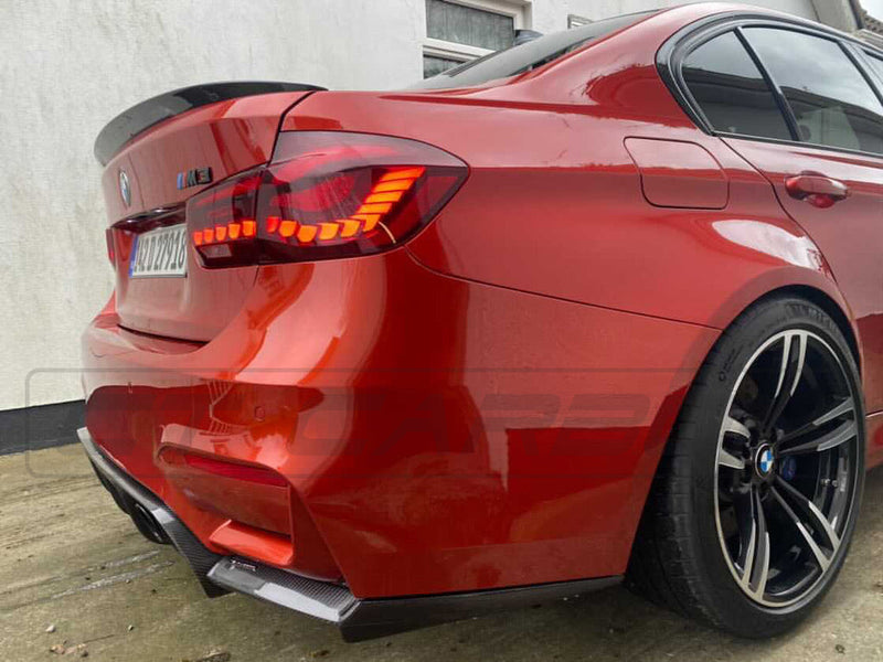 Load image into Gallery viewer, BMW M3 F80 &amp; F30 3 SERIES CARBON FIBRE SPOILER - MP STYLE - CT Carbon
