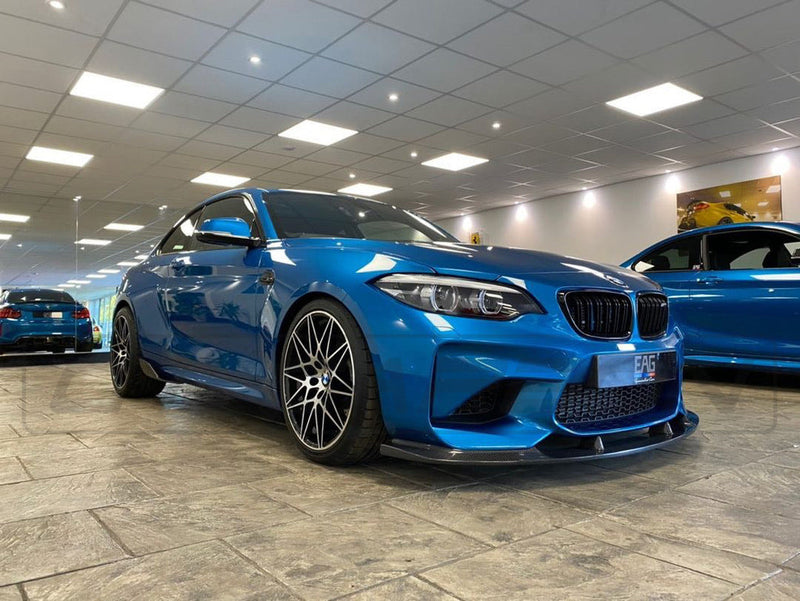 Load image into Gallery viewer, BMW M2 F87 N55(OG) CARBON FIBRE SPLITTER - 3D STYLE - CT Carbon
