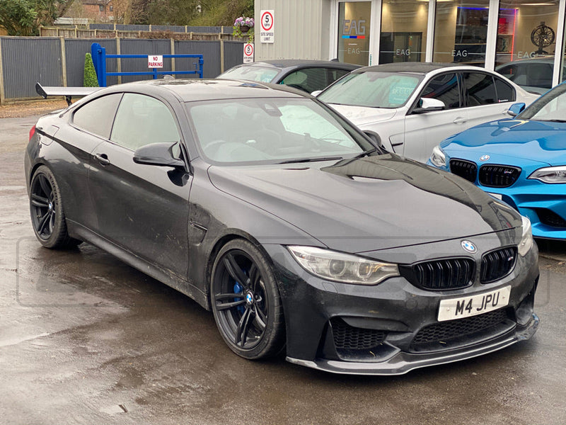 Load image into Gallery viewer, BMW M3/M4 (F80 F82 F83) CARBON FIBRE SPLITTER - V STYLE - CT Carbon
