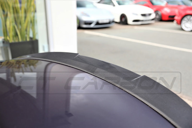 Load image into Gallery viewer, BMW M4 F83 &amp; F33 4 SERIES CARBON FIBRE SPOILER - V STYLE - CT Carbon
