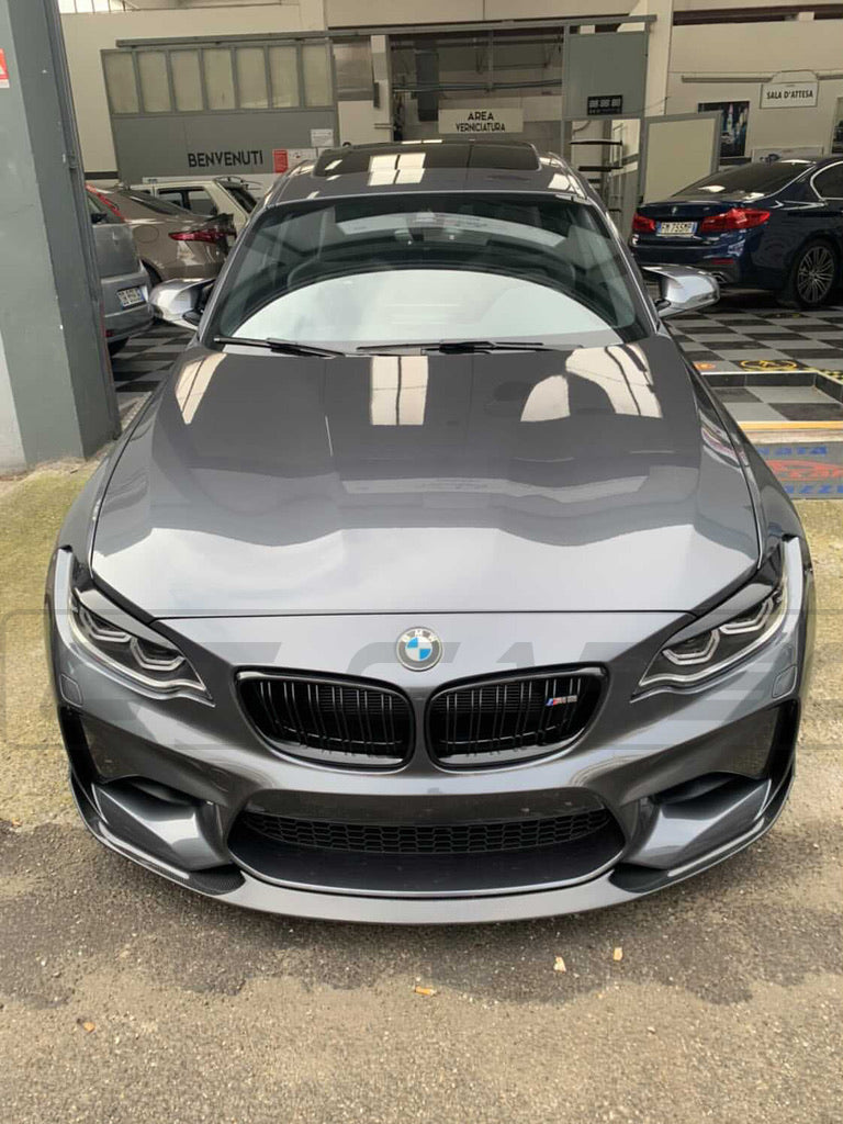 Load image into Gallery viewer, BMW M2 F87 N55(OG) CARBON FIBRE SPLITTER - M2C / CS STYLE - CT Carbon
