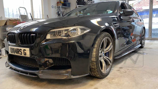 BMW F10 M5 CARBON FIBRE SPLITTER - V STYLE