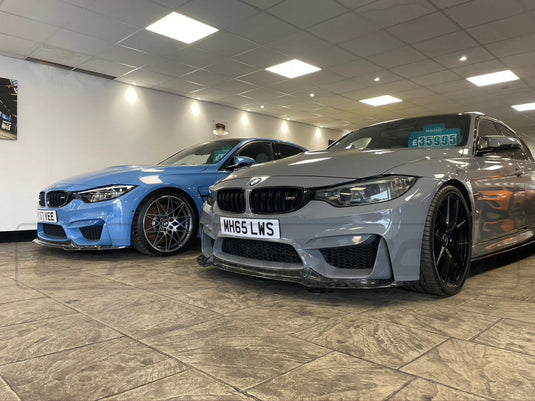 BMW M3/M4 (F80 F82 F83) FORGED CARBON FIBRE SPLITTER - V STYLE - CT Carbon