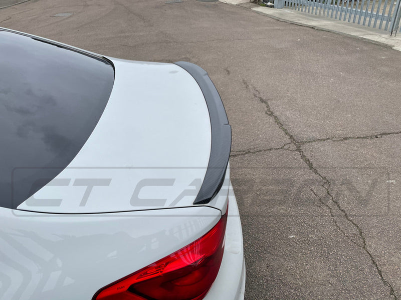 Load image into Gallery viewer, BMW M5 F90 &amp; G30 5 SERIES CARBON FIBRE SPOILER - M4 STYLE - CT Carbon
