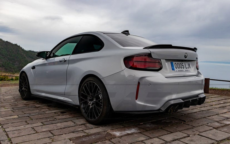 Load image into Gallery viewer, BMW M2 / M2C F87 CARBON FIBRE DIFFUSER - V STYLE - CT Carbon
