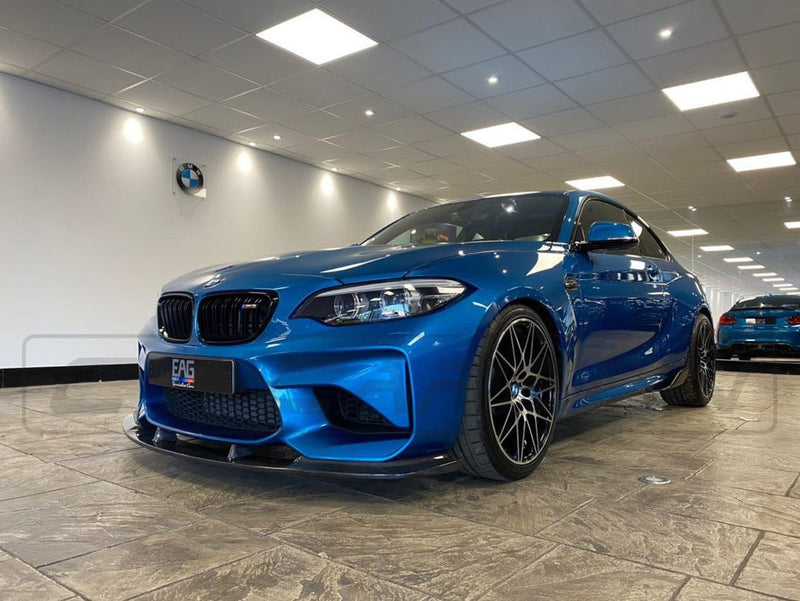 Load image into Gallery viewer, BMW M2 F87 N55(OG) CARBON FIBRE SPLITTER - 3D STYLE - CT Carbon
