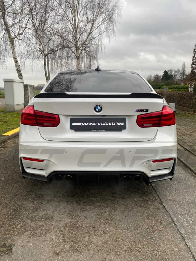 Load image into Gallery viewer, BMW M3 F80 &amp; F30 3 SERIES CARBON FIBRE SPOILER - CS STYLE - CT Carbon
