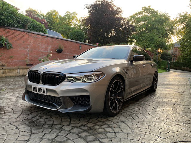 Load image into Gallery viewer, BMW M5 F90 CARBON FIBRE SPLITTERS - MP STYLE - CT Carbon
