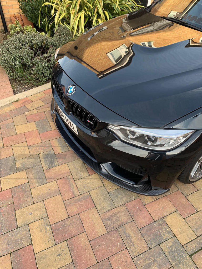 Load image into Gallery viewer, BMW M3/M4 (F80 F82 F83) CARBON FIBRE SPLITTER - 3D STYLE - CT Carbon
