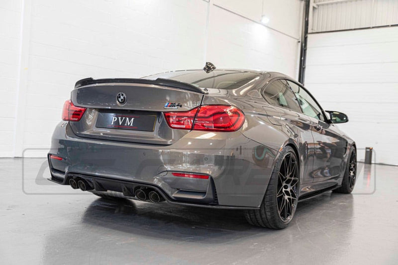 Load image into Gallery viewer, BMW M3/M4 (F80 F82 F83) CARBON FIBRE DIFFUSER - 3D STYLE - CT Carbon
