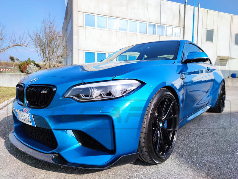 Load image into Gallery viewer, BMW M2 F87 N55(OG) CARBON FIBRE SPLITTER - M2C / CS STYLE - CT Carbon
