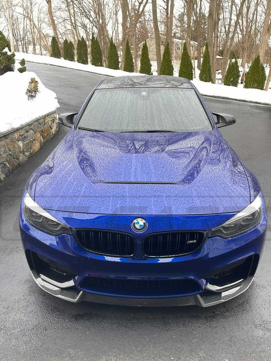 BMW M3/M4 (F80 F82 F83) CARBON FIBRE SPLITTER - CS STYLE - CT Carbon