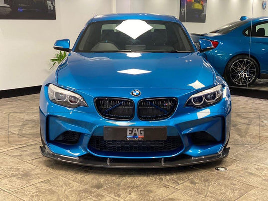 BMW M2 F87 N55(OG) CARBON FIBRE SPLITTER - 3D STYLE - CT Carbon