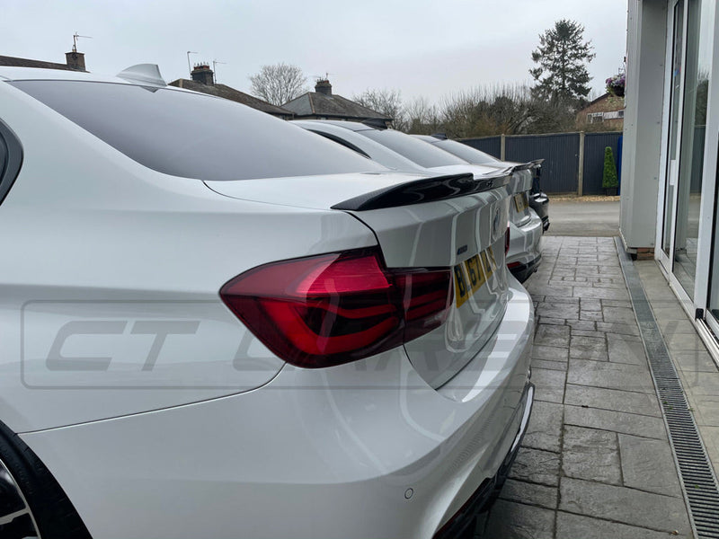 Load image into Gallery viewer, BMW M3 F80 &amp; F30 3 SERIES CARBON FIBRE SPOILER - CS STYLE - CT Carbon
