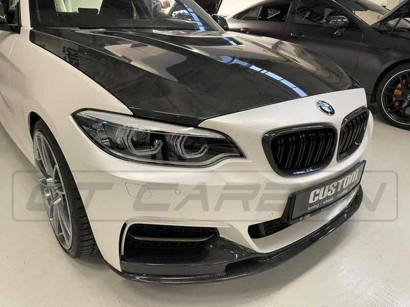 Load image into Gallery viewer, BMW M2/2 SERIES F87/F22 CARBON FIBRE GRILLS - CT Carbon
