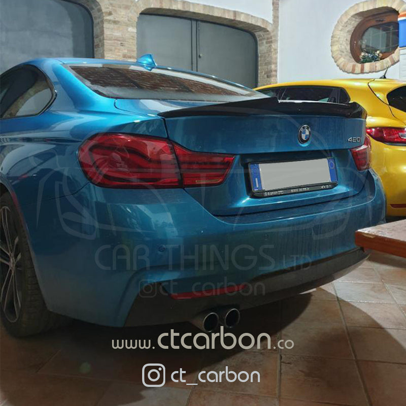 Load image into Gallery viewer, BMW F32 4 SERIES CARBON FIBRE SPOILER - MP STYLE - CT Carbon
