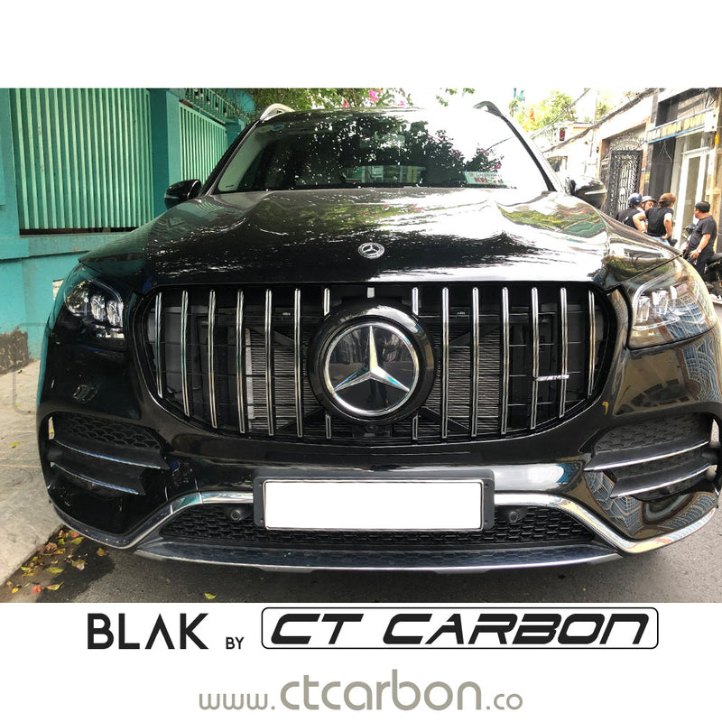 Load image into Gallery viewer, MERCEDES W167 GLE CLASS 2019+ GT BLACK GRILLE - CT Carbon
