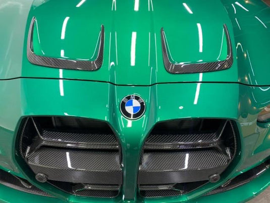 BMW M3/M4 (G80 G82 G83) CARBON FIBRE BONNET HOOD TRIMS