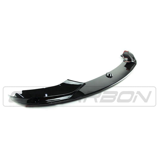 BMW 4 SERIES F32/F33/F36 GLOSS BLACK SPLITTER - MP STYLE - BLAK BY CT CARBON